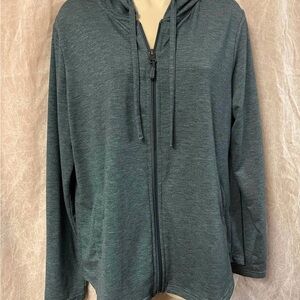 32 degrees Women's Heather Gray Zip-Up Hoodie